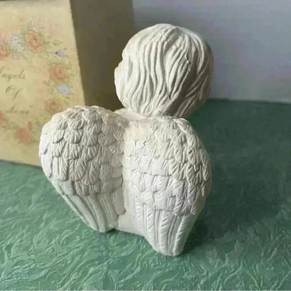 RUSS  Berrie Angels Of Love “Angel W Lamb” 5inch  CHERUB FIGURE (#15735) - Picture 4 of 8